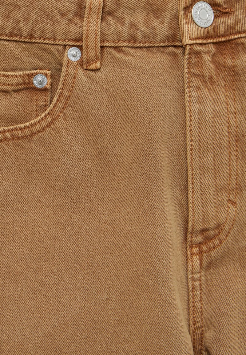 Damen Skinny | PULL&BEAR RELAXED CROPPED Jeans Straight Leg camel - CS86508 Damen Skinny | PULL&BEAR RELAXED CROPPED Jeans Straight Leg camel - CS86508