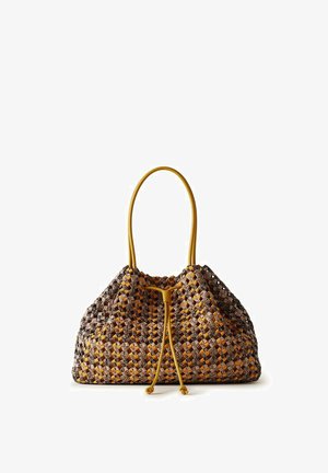 Borbonese, LA NIDO SHOPPING BAG LARGE - Borsa a mano - yellow