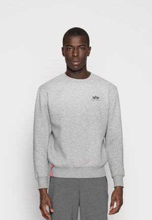 Alpha Industries BASIC SMALL LOGO - Ikdienas džemperis - grey heather