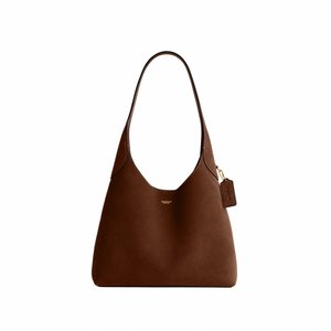 COACH BROOKLYN SHOULDER - Geantă de mână - warm brown