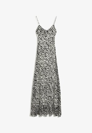 Bershka, PRINTED STRAPPY - MIDI DRESS - Maxi šaty - white