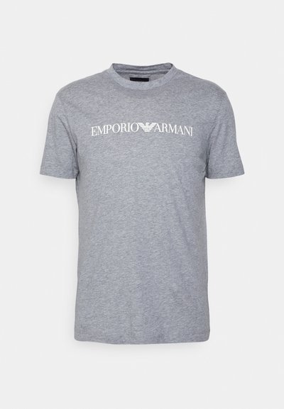 Emporio Armani Tričko s potlačou - grigio chiaro