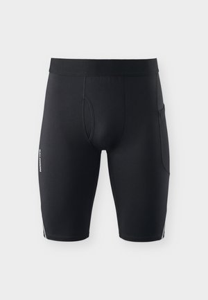 Salomon, SENSE STOW - Legging court de running - deep black