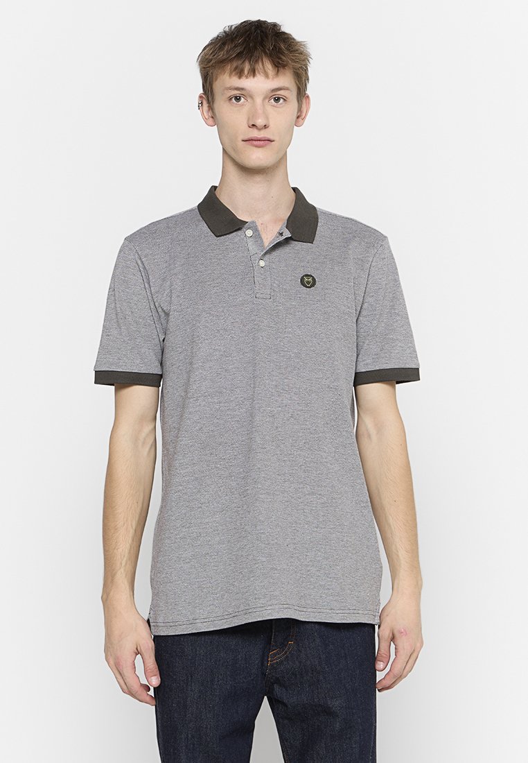 KnowledgeCotton Apparel Poloshirt grijs KnowledgeCotton Apparel Poloshirt grijs