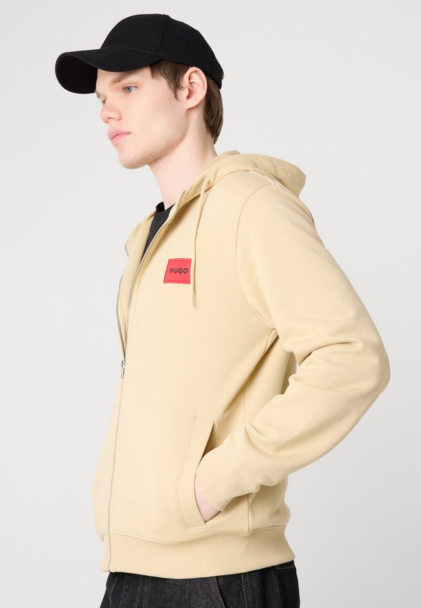 DAPLE - Zip-up sweatshirt - open beige2