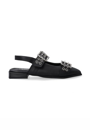Slingback-ballerinasko - black