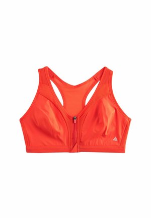 HIGH IMPACT ZIP - Sport BH - red