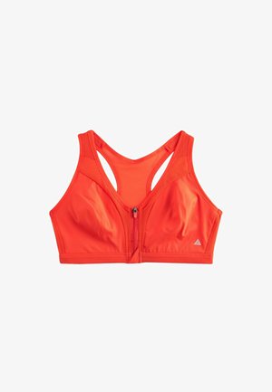 HIGH IMPACT ZIP - Sujetador deportivo - red