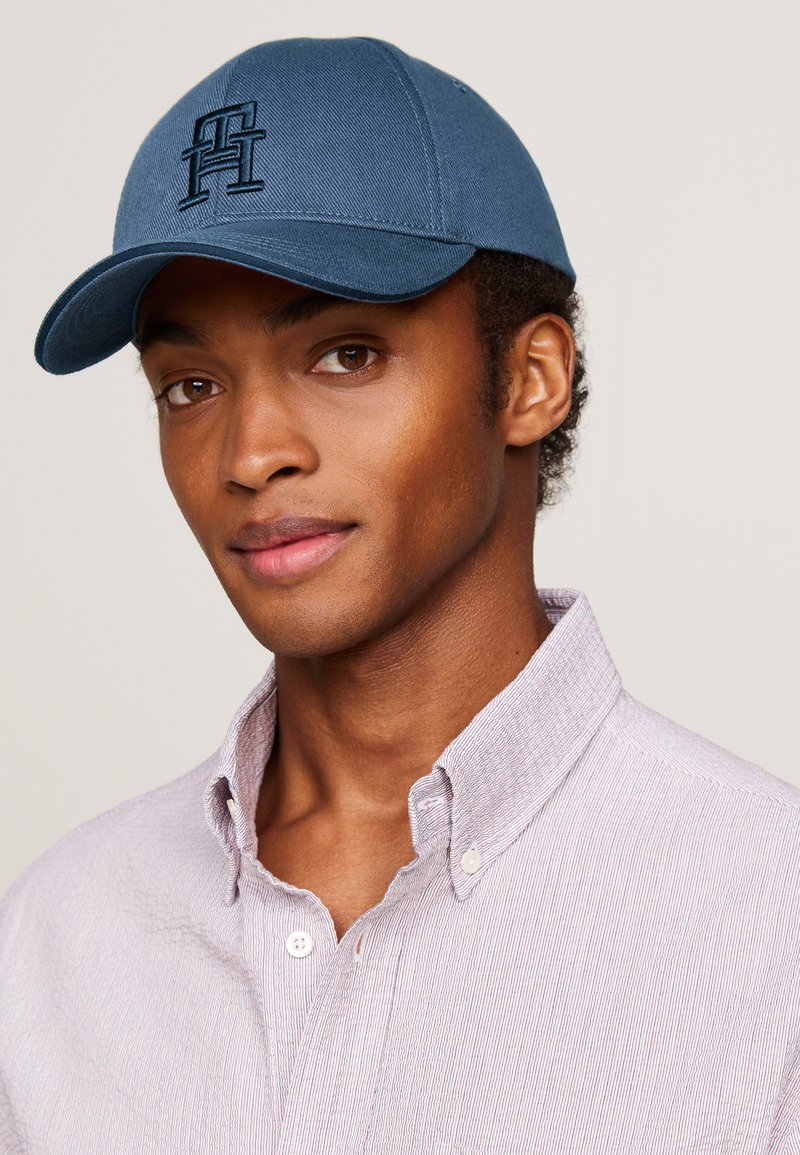 Tommy Hilfiger TH IMD COTTON 6 PANEL CAP - Șapcă - aegean sea