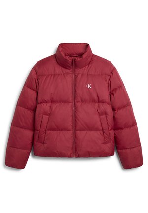 Calvin Klein Jeans, ESSENTIAL SHORT PUFFER - Μπουφάν με πούπουλα - rhododendron
