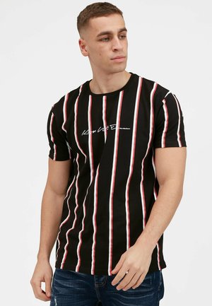 MOFFAT - Print T-shirt - black / red