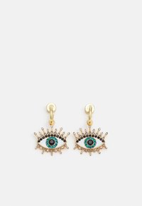 Kurt Geiger London - EYE HUGGIE HOOPS - Earrings - gold-coloured Thumbnail Image 1