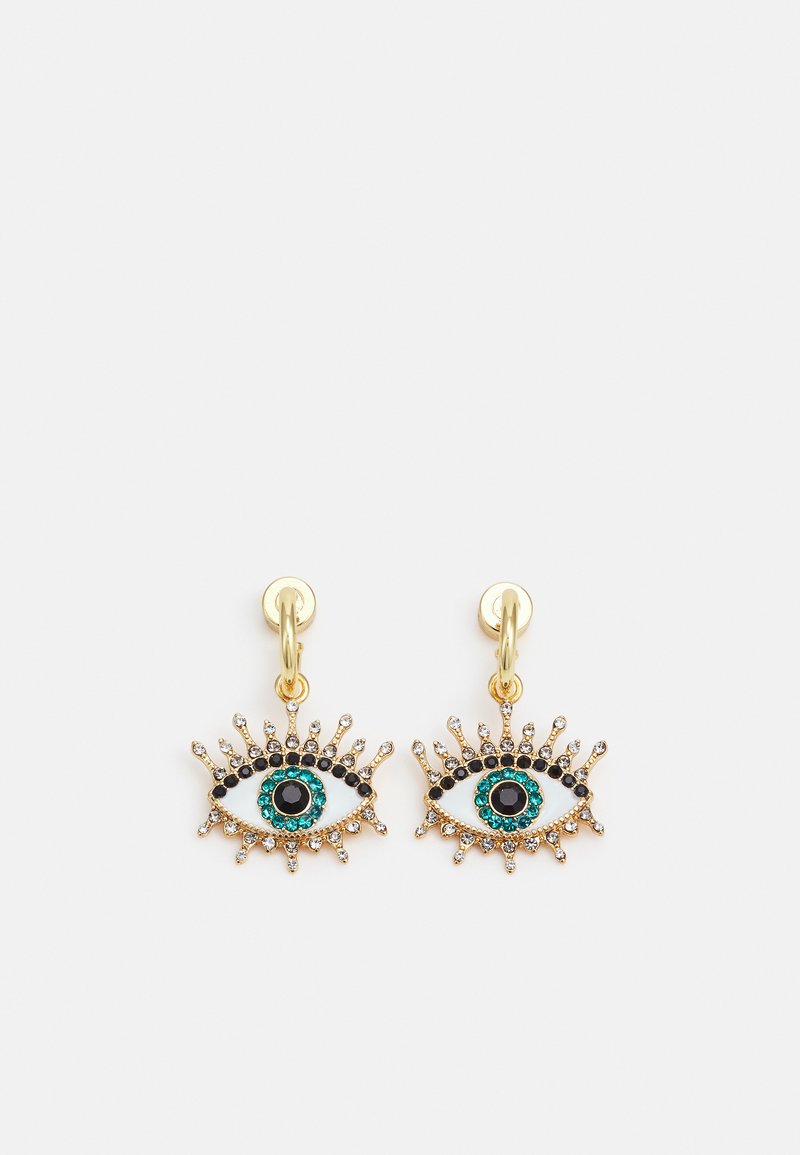 Kurt Geiger London - EYE HUGGIE HOOPS - Earrings - gold-coloured, Enlarge