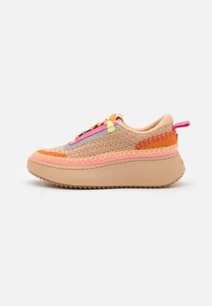 Sneaker low - natural/orange