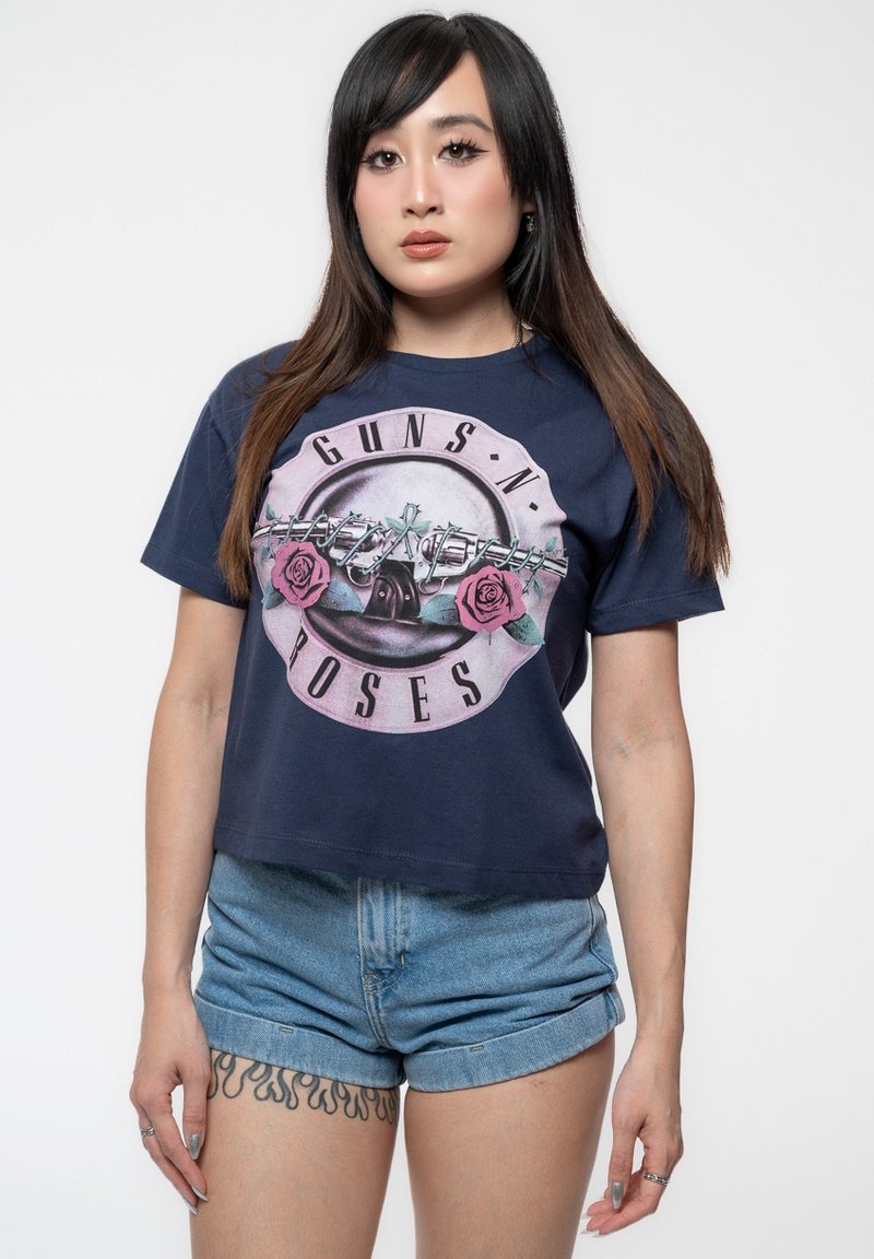 Paradiso Clothing GUNS N' ROSES CLASSIC BAND LOGO - Print T-shirt - navy