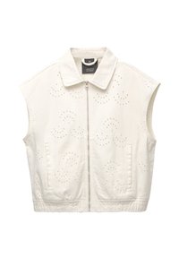 EMBROIDERED - Weste - beige