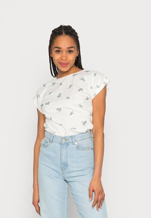 VISBY SEA TURTLES - Print T-shirt - white