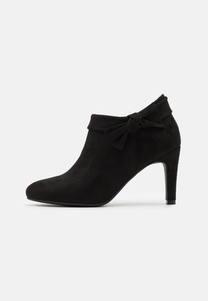 Botines de tacón - black