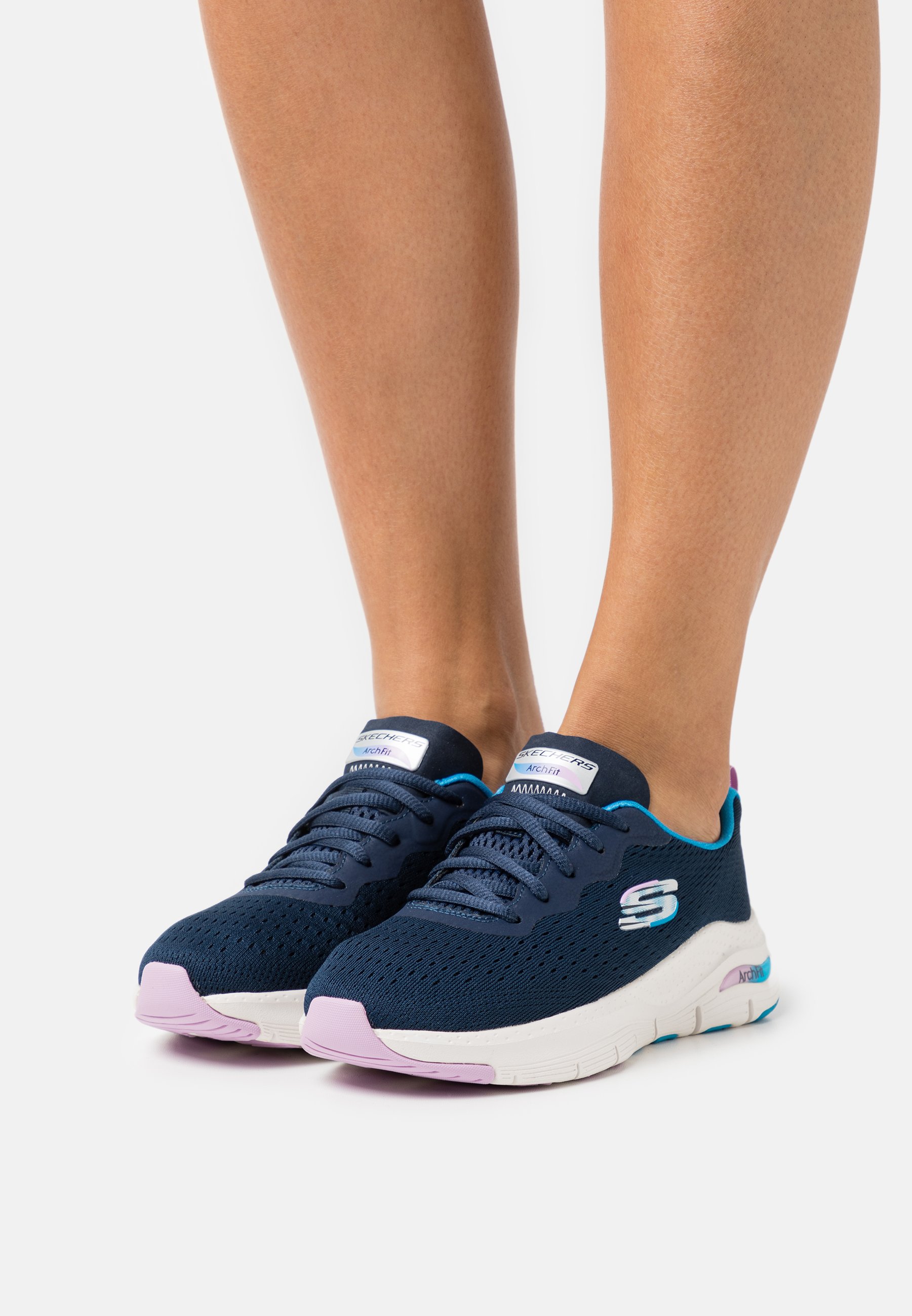 Skechers Sport FIT - Sneakers - navy/multi-coloured/blå - Zalando.dk