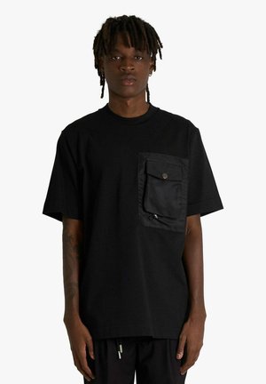T-shirt con stampa - black