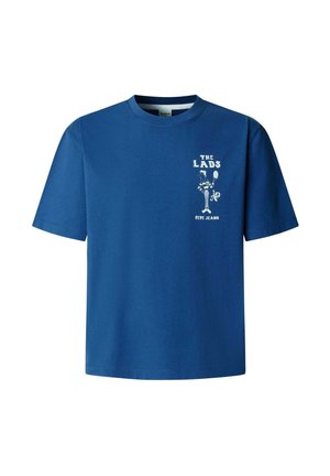 Pepe Jeans, PEPE JEANS PRINT T-SHIRT SMALL CHELSEA TEE - Trükipildiga T-särk - ink blue