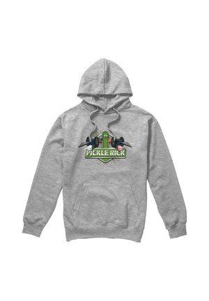 Cotton Soul, RICK AND MORTY PICKLE RICK - Kapuzenpullover - mottled light grey