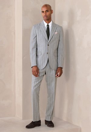 Next, REGULAR FIT - N. PREMIUM TAILORED FIT STRIPE - Pantaloni eleganti - grey