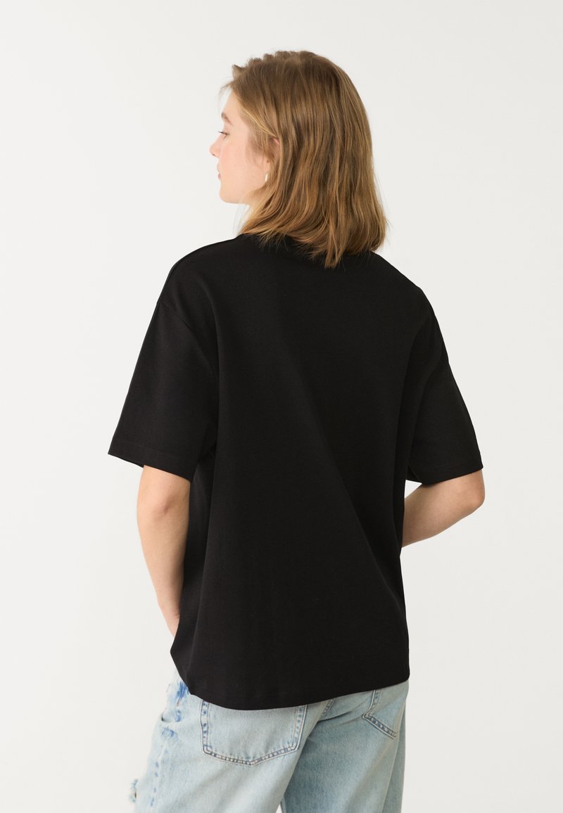 Stradivarius T-shirt basic black/nero
