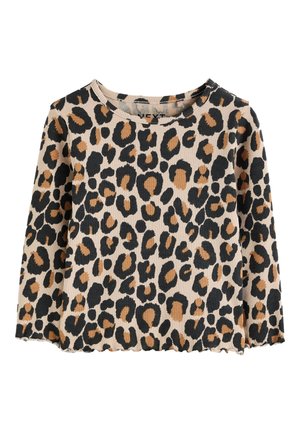 Next Pikkade varrukatega topp - animal leopard print