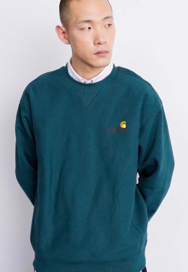 AMERICAN SCRIPT - Sweatshirt - malachite3