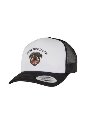 Caps - black white black