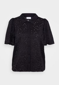 VIJONIA SHIRT  - Blúzka so zapínaním na gombíky - black