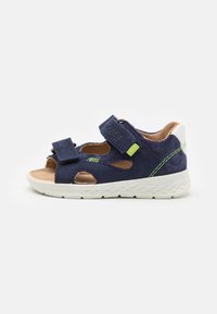 Superfit LAGOON UNISEX - Sandals - blau/hellgrün