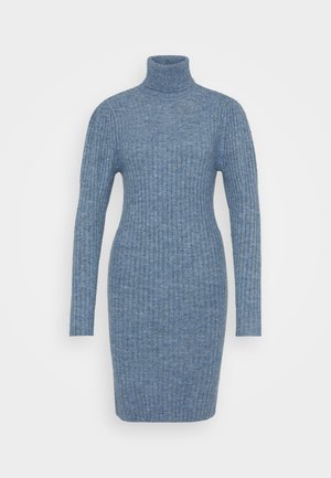 GAP PUFF MINI SWEATER DRESS - Tubino - sailing blue