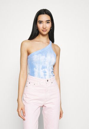 SCOOP ONE SHOULDER - Top - light blue