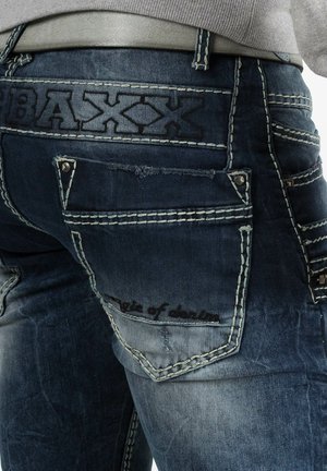 Cipo & Baxx, HERREN  HOSE STONEWASHED - Slim fit jeans - blau