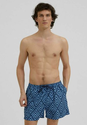 Selected BEDRUKTE - Badeshorts - insignia blue