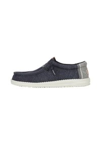 Wally Jute - Slip-On Schuhe - Stringate - black granite grey
