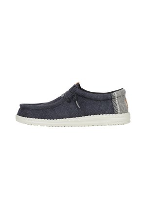 WALLY JUTE - Schnürer - black granite grey