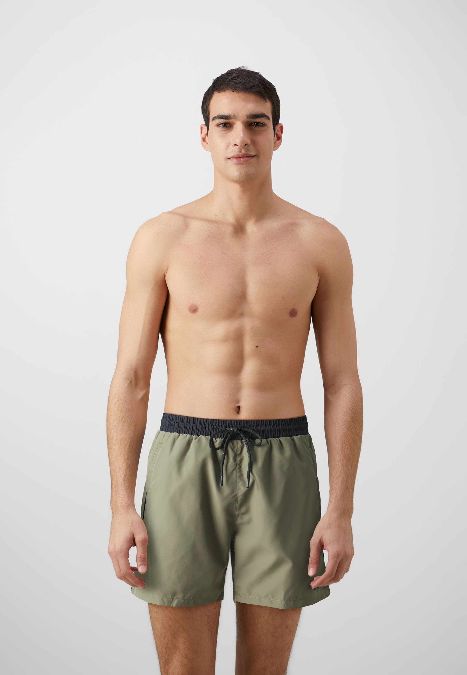 Koton Herren Badehose Mit Krabben-Print – Drawstring, Mit Tasche, Größe M, 100% Polyester