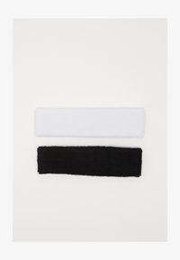 HEADBAND UNISEX 2 PACK - Zweetbandje - black/white