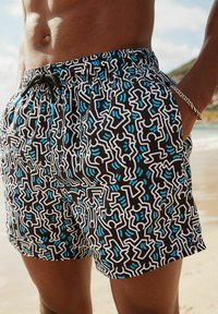 Next REGULAR FIT - Șorturi de baie - blue black