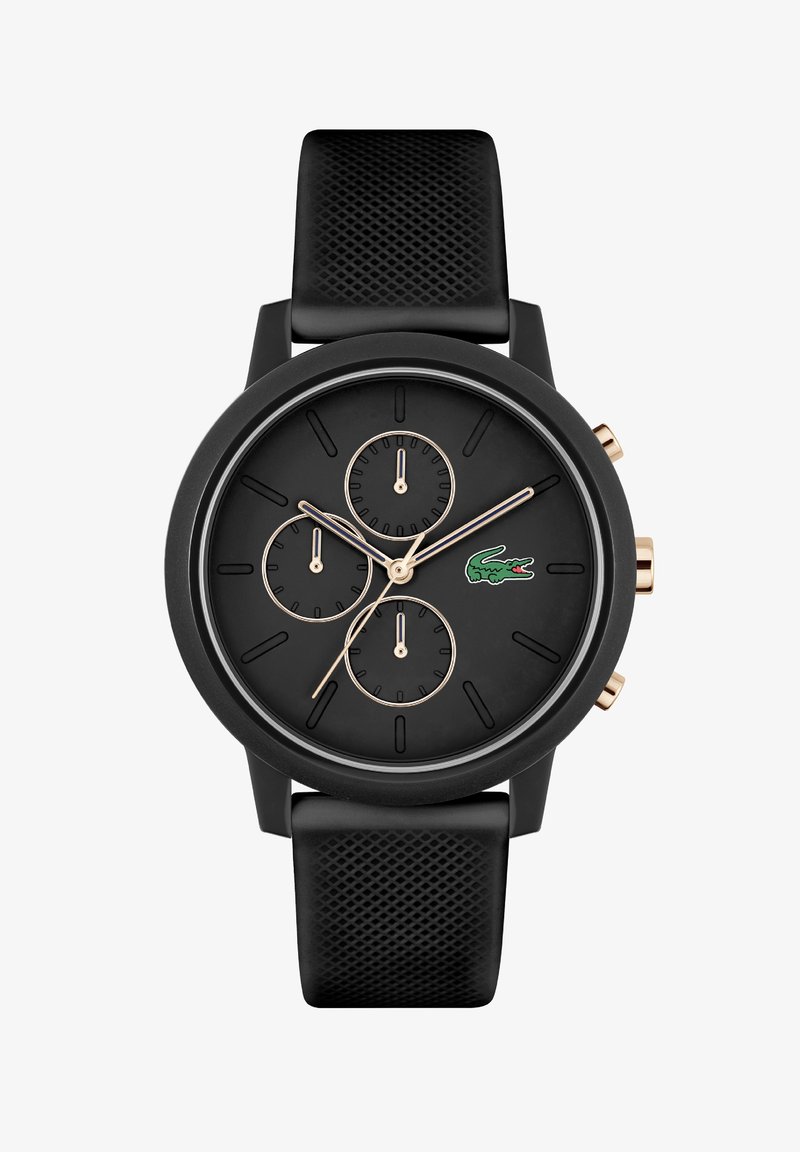 Lacoste Ura kronograf - schwarz schwarz schwarz schwarz