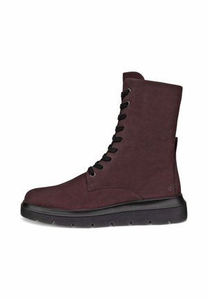 NOUVELLE - Stivali con plateau - garnet