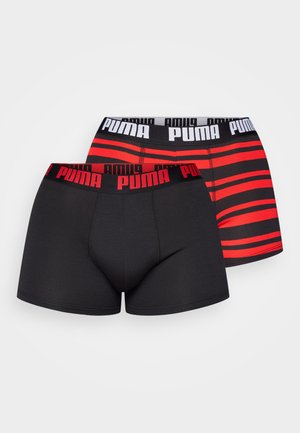 MEN EVERYDAY HERITAGE STRIPE 2 PACK - Bokserbriefs - red/black