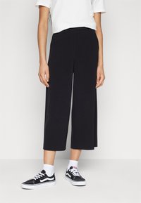 Vero Moda - VMWAVE CULOTTE PANT  - Bikses - black Miniatūras attēls 1