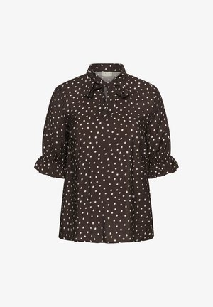 Kaffe Curve, KCDITTE BLOUSE - Camicetta - coffee bean turtledove dot