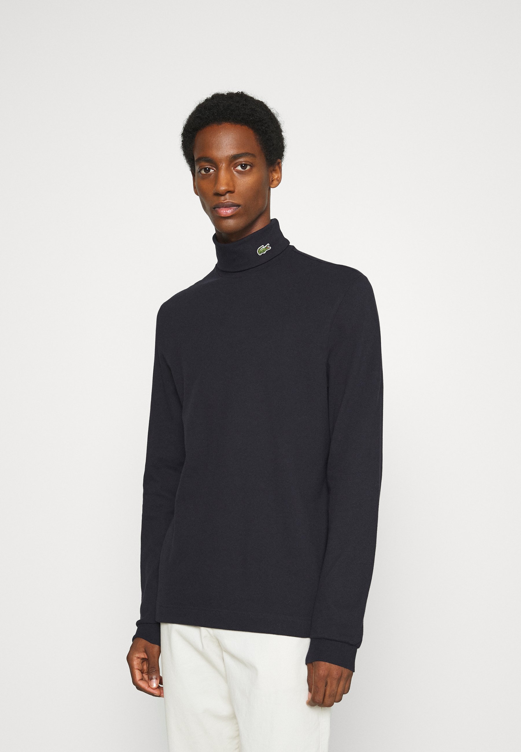 lacoste rollkragen weiß