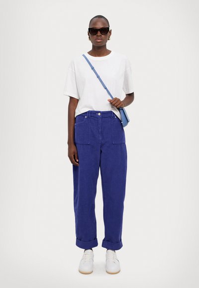 PS Paul Smith WOMENS TROUSERS - Hlače - blue