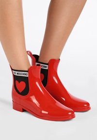 Love Moschino Botas de agua - red